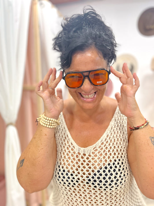 Gafas Retro Naranja