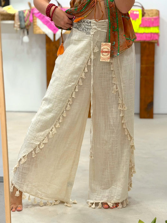 Pantalón Lino Mujer Bohemio