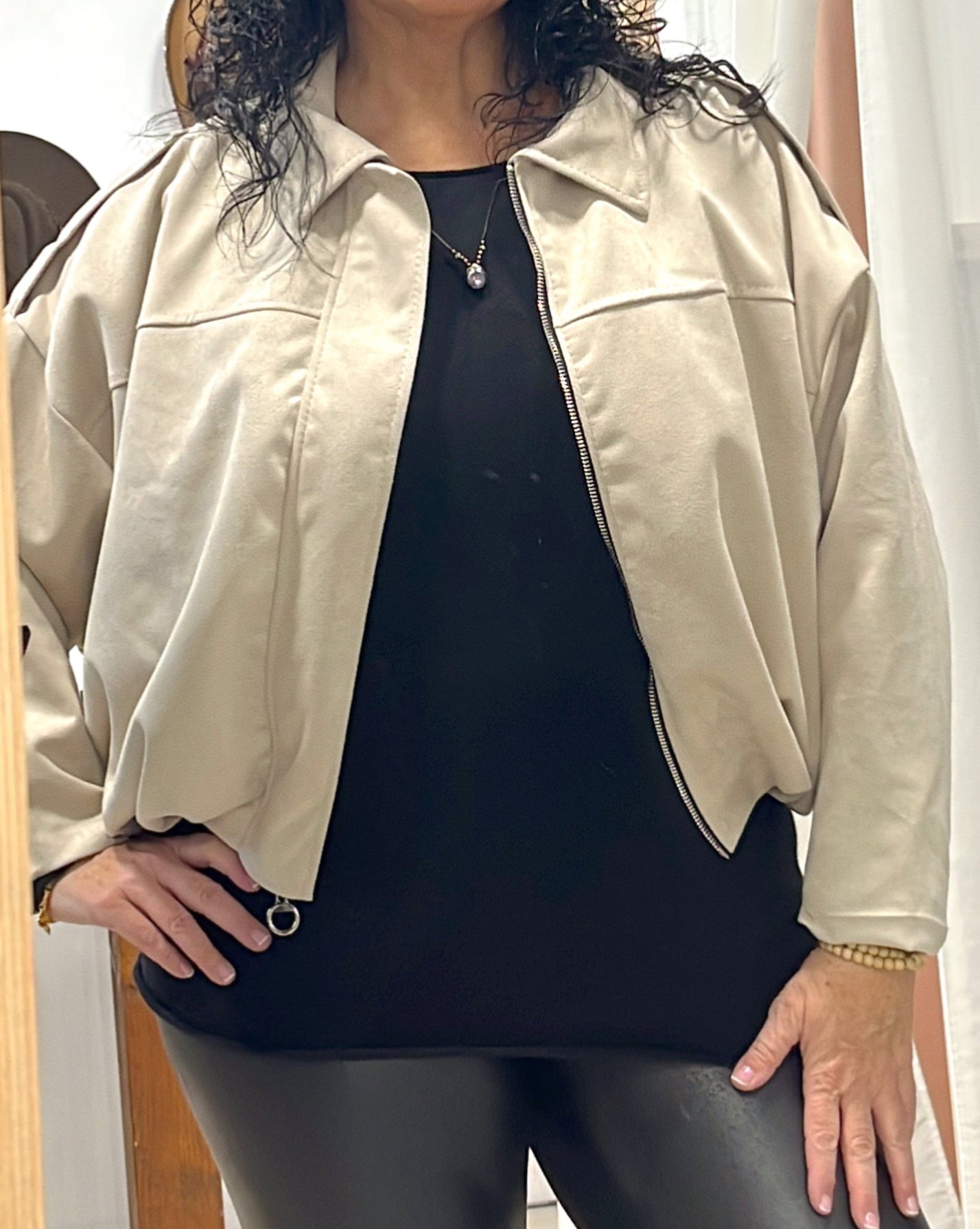 Bomber Antelina Beige