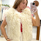 Chaleco Pelo Sintético Beige
