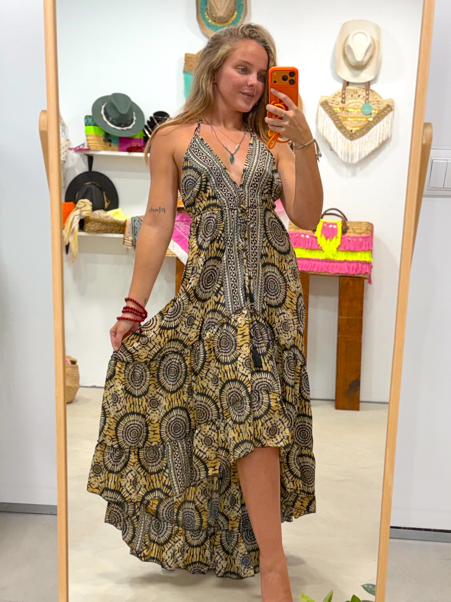 Vestido Boho Gold