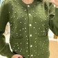 Chaqueta Brillos Verde