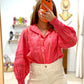 Camisa Coral Romance