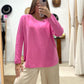 Jersey Rosa Punto Oversize