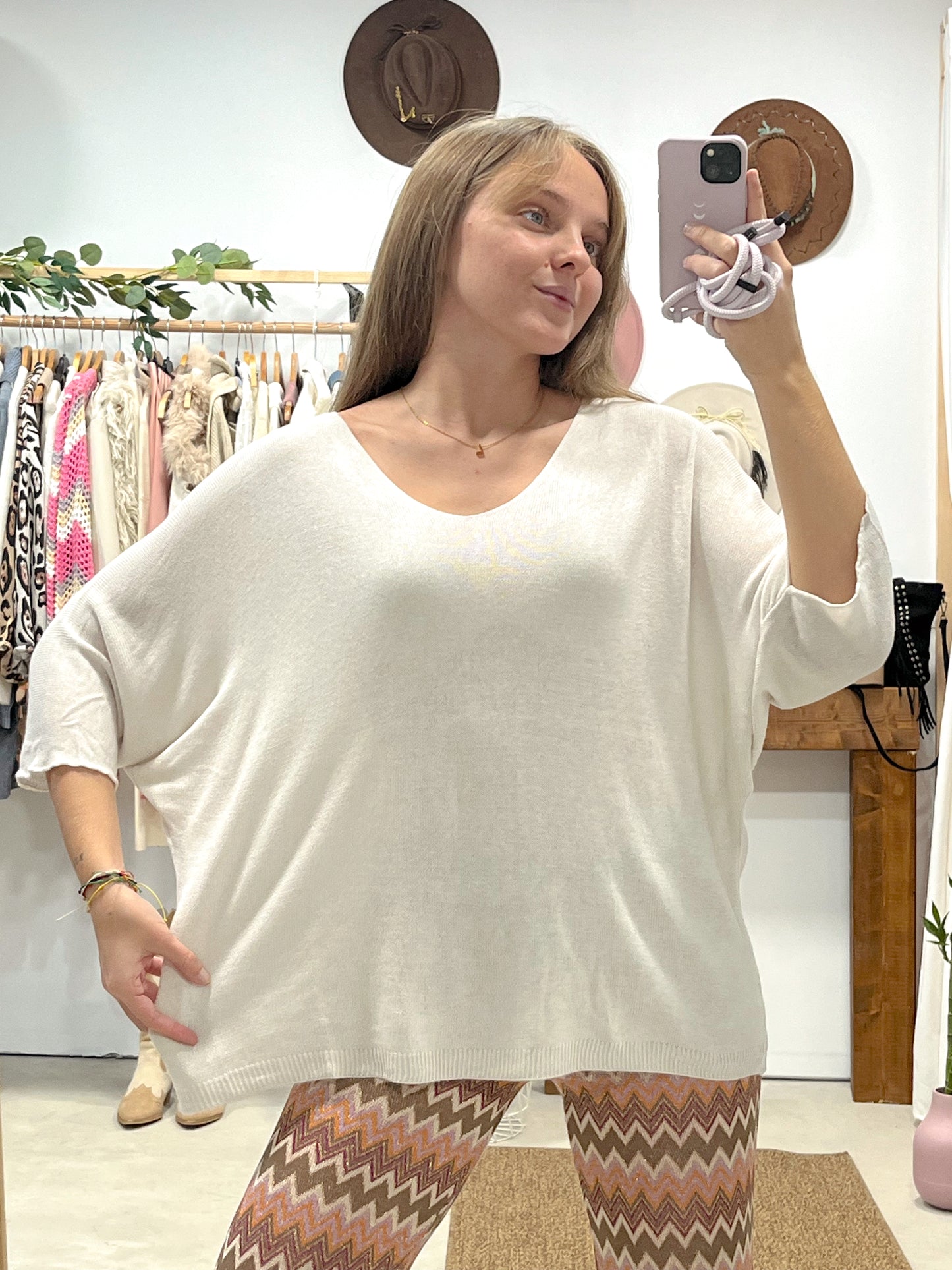 Jersey Básico Hilo Beige