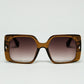 Gafas de Sol Cuadradas Marrones