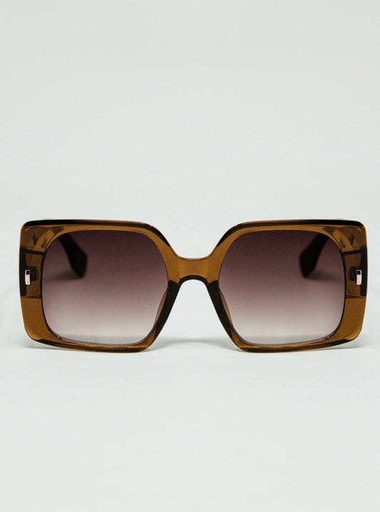 Gafas de Sol Cuadradas Marrones
