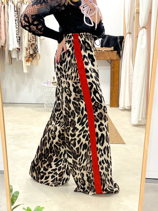 Palazzo Red & Print
