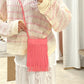 Bandolera Flecos Rosa