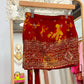Falda Pareo Brillo Roja