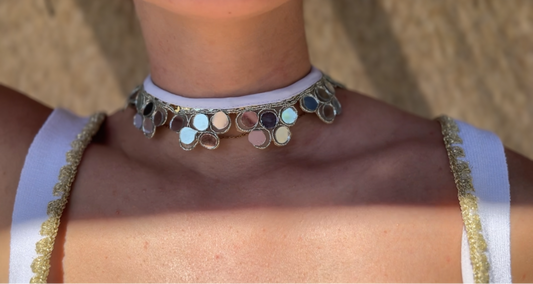 Choker Joya White