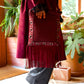 Bolso Fleco Burgundy