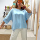 Camiseta Satinada Celeste