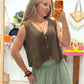 Chaleco Crochet Brown