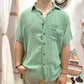 Camisa Lino Green