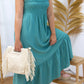 Vestido Aqua Volantes