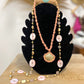 Doble collar Concha Coral
