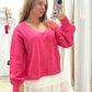 Jersey Lana Fucsia