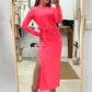 Vestido Flúor Rosa