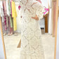 Kimono Crochet Crema