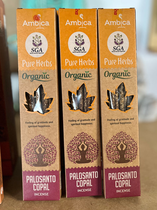 Incienso Orgánico Palo Santo Copal