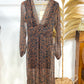 Vestido Gasa Brown