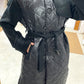 Abrigo Gabardina Black