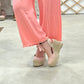 Pantalón Lino Coral